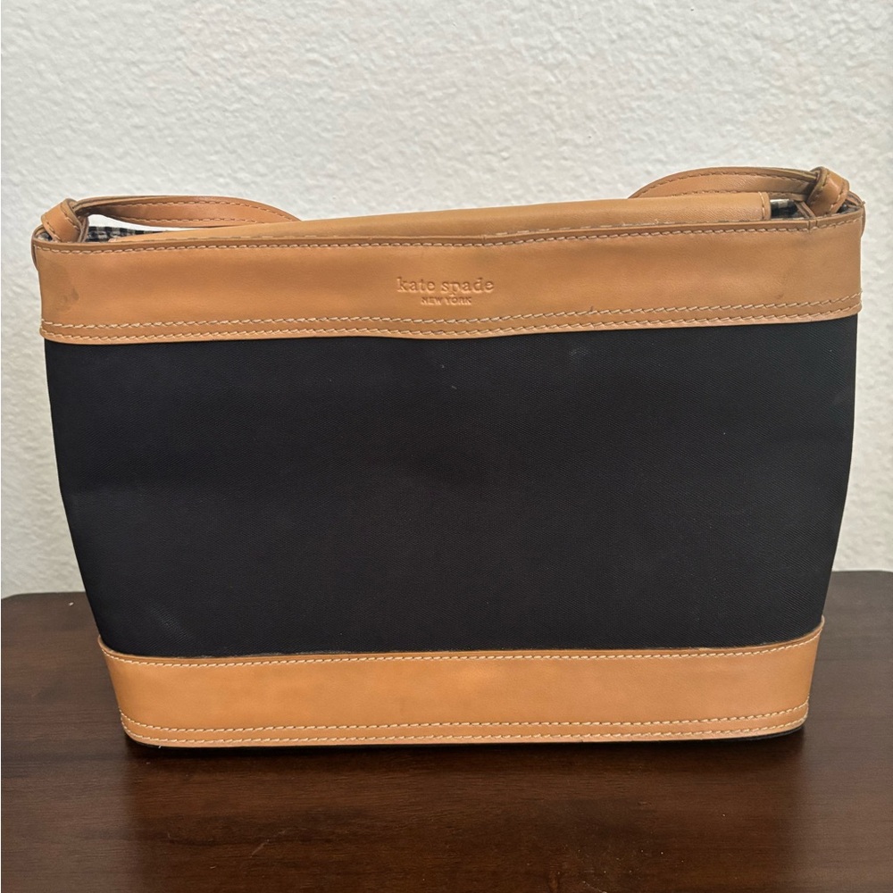 Kate Spade Vintage Canvas and Leather Bag